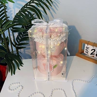 C23-Gentle Powder Bouquet Добавить подарочную коробку PVC высоты