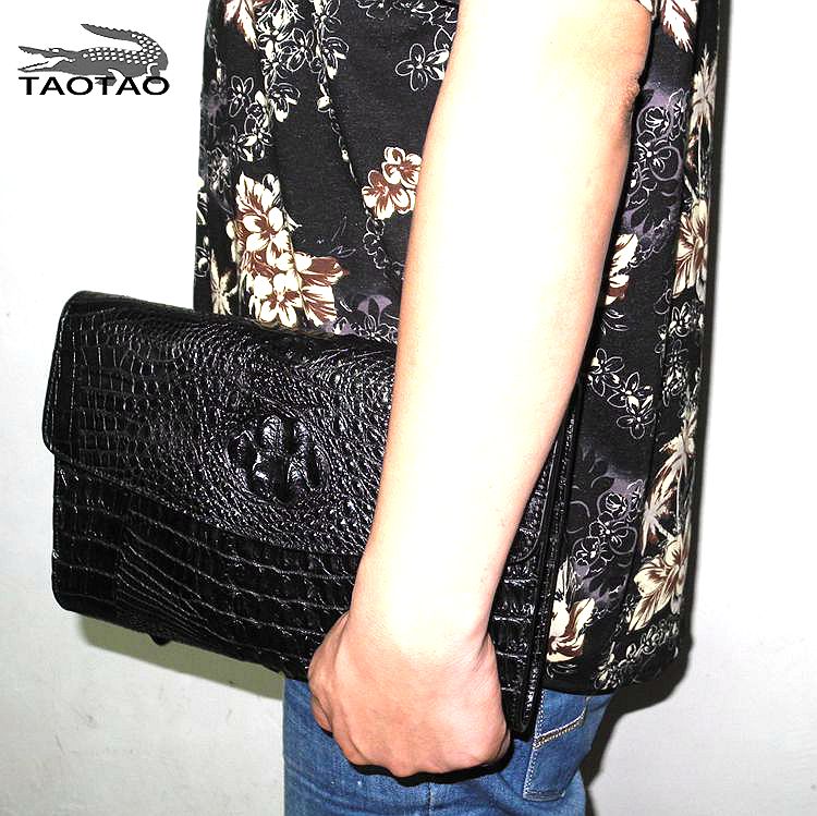 Import Niro avocado leather men's bag Europe and America new big hand bag upscale genuine leather handbag computer briefcase folder bag