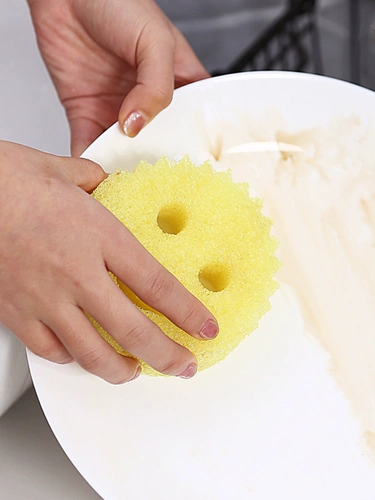 Американский импортный импортный Scrubdaddy Smiley Classic Dad Magic Magic Clean Krick Kitchen для дезактивации губки и мытья посуды