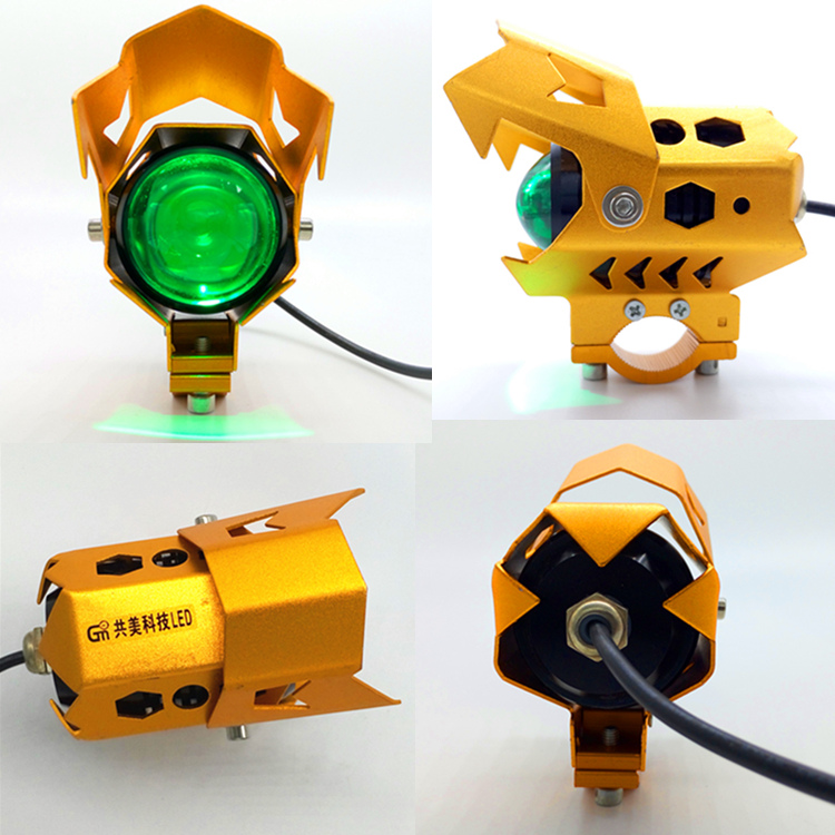 Đèn xe máy điện chỉnh sửa bên ngoài tích hợp đèn chói siêu sáng led đèn pha 12 v80v 氓 bóng đèn - Đèn xe máy den led bi cau xe may