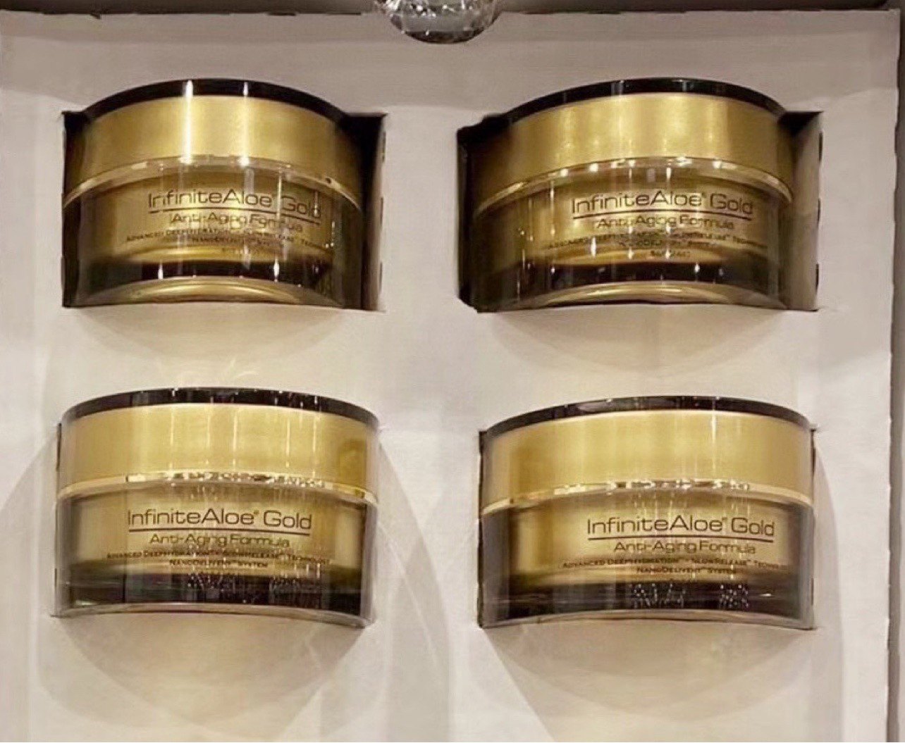 加拿大直邮infinite Aloe黄金芦荟面霜15g套装买一得四，值不值得入手？_面霜罐_淘宝美妆网