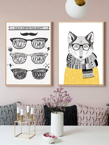 Слажевые магазины плакат декоративная живопись Оптическая комната вид