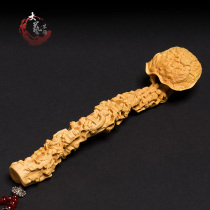 Boxwood carving handlework creative solid wood living room town house carving crafts eighteen arhants lucky ornaments