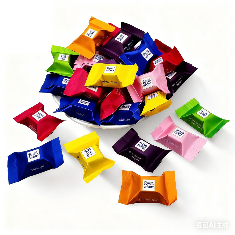 German Imported Rittersport Hazelnut and Strawberry Filled Chocolate Chips in Bulk Wedding Candy