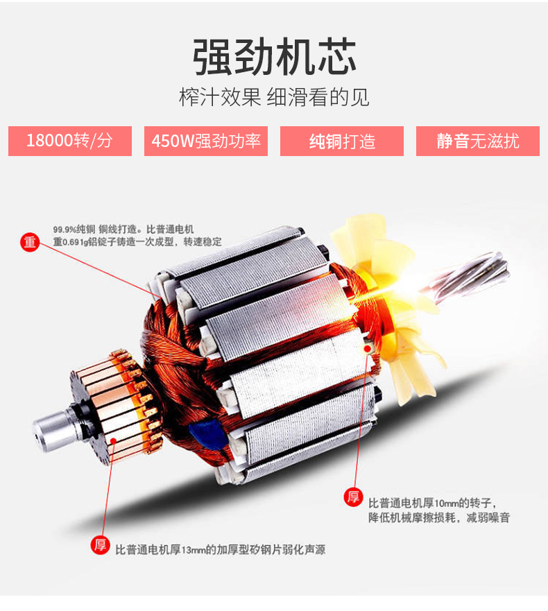 giá máy ép chậm ANMIR / AMR934 hoàn toàn tự động hộ gia đình máy ép trái cây xỉ nước trái cây máy tách sữa đậu nành - Máy ép trái cây máy ép chậm ranbem 615