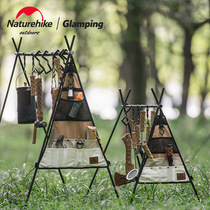 Naturehike Norwegian Passenger Side Triangle Hanging Bag Outdoor Camping Camping Camping Equipment Bag Portable Accessories Cashier Bag