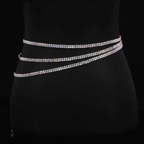 Belly dance navel chain 2021 new handmade rhinestone bikini waist chain sexy wild oriental dance Egyptian accessories