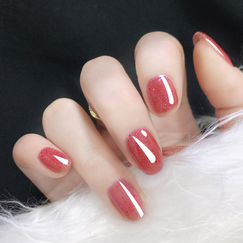 Nail polish no-bake quick-drying lasting 2021 new color summer transparent quick-drying non-toxic white can not be peeled off color