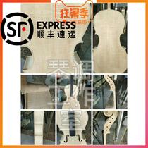 Customized high-end Ouyang Ou solid wood imported cello 4na white 43 handmade 442 processed embryo semi-finished material