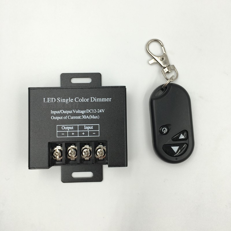 LED light with controller 12-24V wireless radio frequency 3 key remote control key button RF30A dimmer