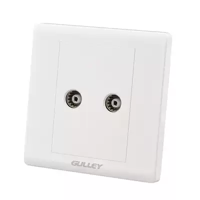 Switch panel Yabai TV socket two-position TV socket cable TV socket double hole