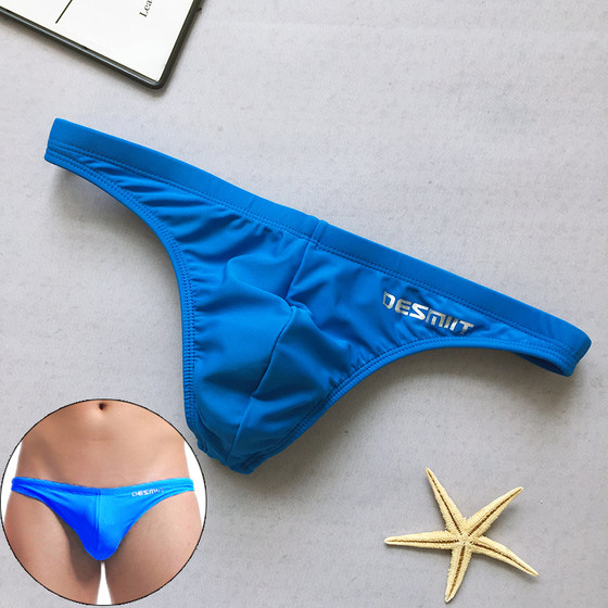 Men's swimming trunks Sexy triangle Bikinine swimming trunks Summer sun exposure beautiful black beach vacation swimming trunks men
