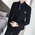 Mới khí Hàn Quốc rắn màu căng căng Tóc mỏng stylist hộp đêm phù hợp với chú rể phù hợp với đám cưới phù hợp với ba mảnh