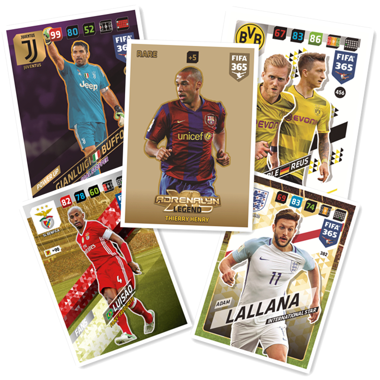 Panini 2017-18FIFA365 official star card rep (official channel to buy set-set special)