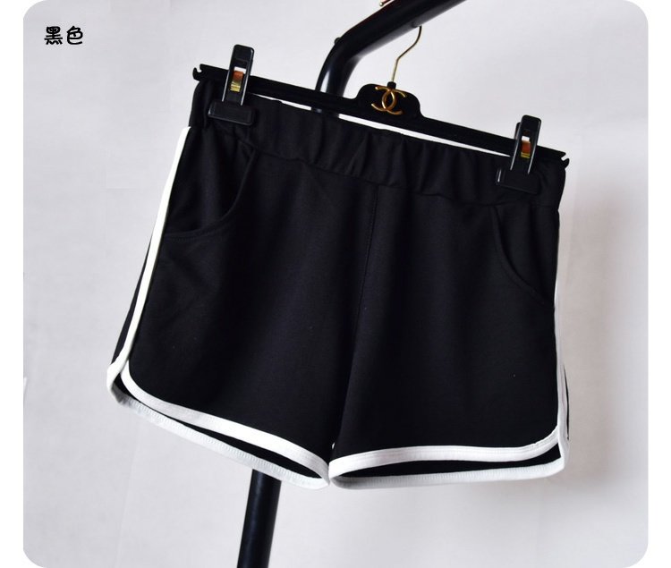 Quần short thể thao Hàn Quốc nữ mùa hè thể dục thông thường cotton chạy kích thước lớn Phiên bản Hàn Quốc của quần yoga nóng quần thủy triều quần lửng nữ