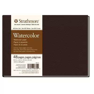 Strathmore USA Watercolor Book in thick 300g horizontal vertical version A4 A3