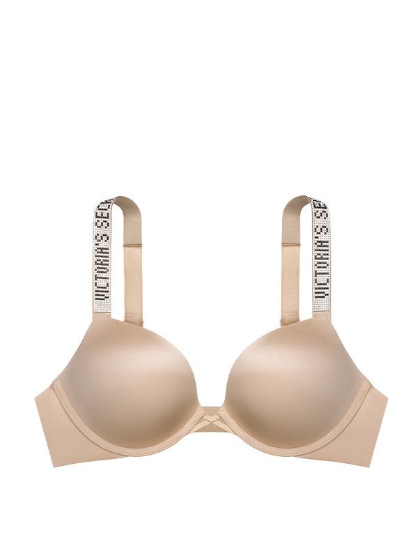 Authentic Victoria's Secret Bra, Five-Level Thickened and Reinforced with Rhinestone Straps, Herringbone Cup