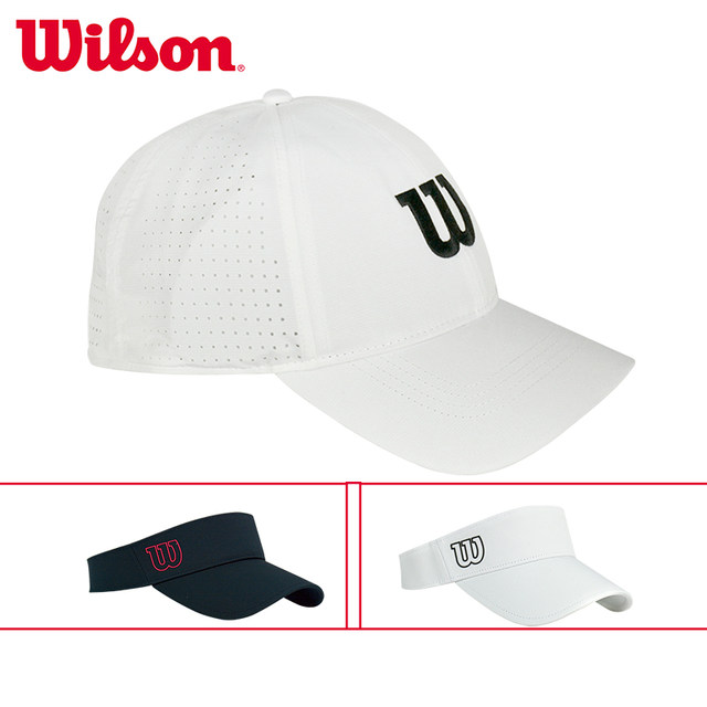 ໝວກເທນນິດໃໝ່ Wilson Wilson ປ້ອງກັນແສງແດດຂອງຜູ້ຍິງ ໝວກເບສບອລທີ່ສາມາດປັບໄດ້ ໝວກເປັດກາງແຈ້ງ