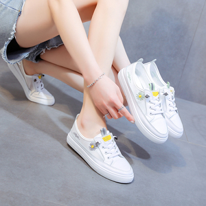 小白鞋女夏季百搭小雏菊网鞋
