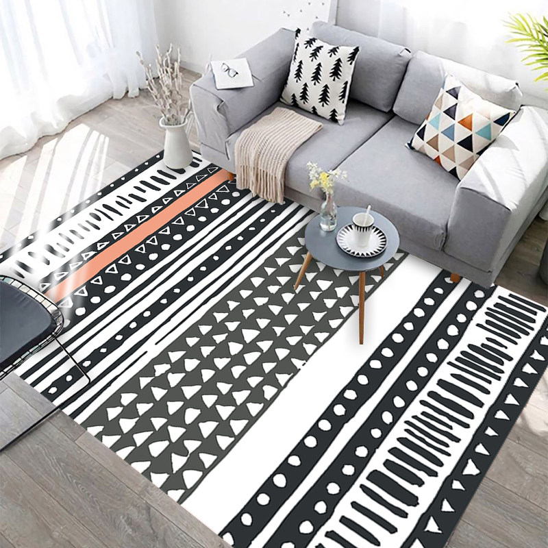 Moroccan Carpet Living Room Net Red Nordic Ins Bedrooms Wind Room Full Bunk Bed Side Blanket Home Mat Large Area-Taobao