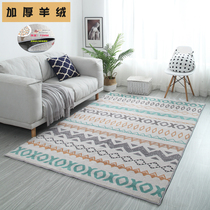 Winter thickened carpet livingroom ins Nordic thick soundproof wool tea table blanket sound absorbing bedrooms full-laid household customisation