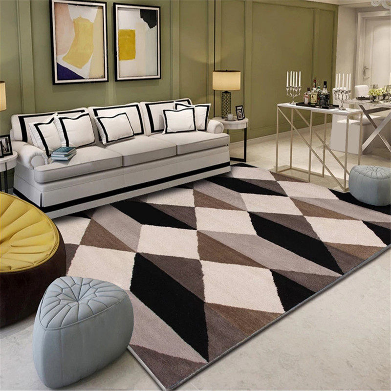 Nordic 3d carpet living room sofa coffee table blanket simple modern bedroom full shop room quick-drying home machine washable