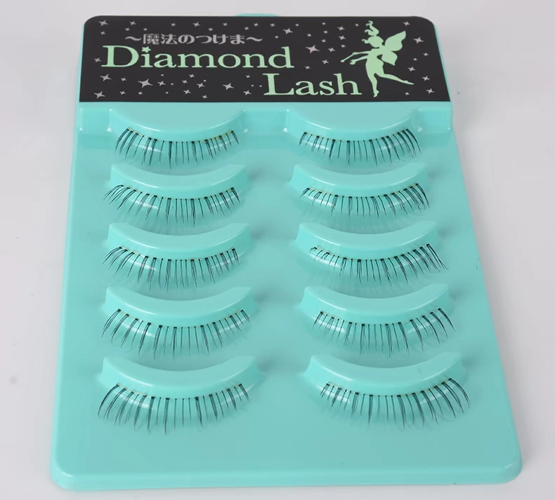 Diamond Lash rực rỡ loạt mô phỏng trang điểm nude lông mi giả lông mi thấp hơn người yêu EYE DL14725 - Lông mi giả