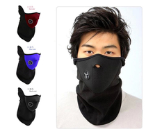 Winter motorcycle windproof warm mask Cycling windproof cold collar face protection electric car mens and womens three-dimensional masks