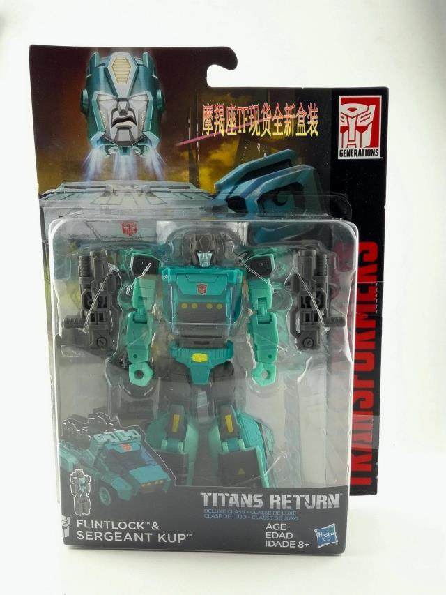 Transformers Titans Return D-Class Top Spin Perceptor Cup Tremor Kirk Spot