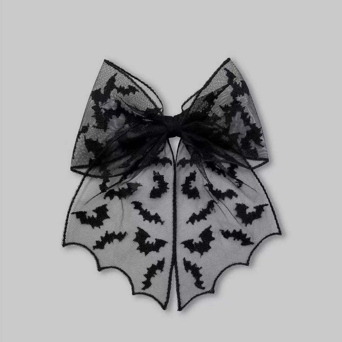 Halloween hair accessories, party decorations, hair clips, embroidered bat and spider web hair clips, hair fasteners, cross-border new products website