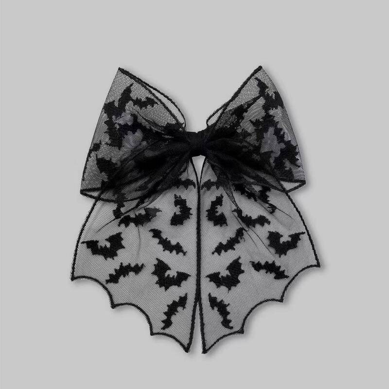 Halloween Hair Accessories, Prom Party Decoration Hair Clips, Embroidered Bat and Spider Web Hair Clips, Hair Pins, Cross-Border New Products Online Halloween Hair Accessories, Prom Party Decoration Hair Clips, Embroidered Bat and Spider Web Hair Clips, Hair Pins, Cross-Border New Products Online