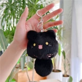 Милая плюшевая кукла для отдыха, подвеска со звуком, мультяшный брелок, украшение на сумку