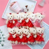 Мультяшная кукла, плюшевая игрушка, подвеска, цветочный магазин, с медвежатами, букет, подарок на день рождения