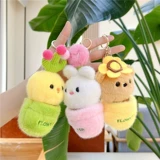 Милая плюшевая мультяшная кукла, детская сумка, подвеска, с медвежатами