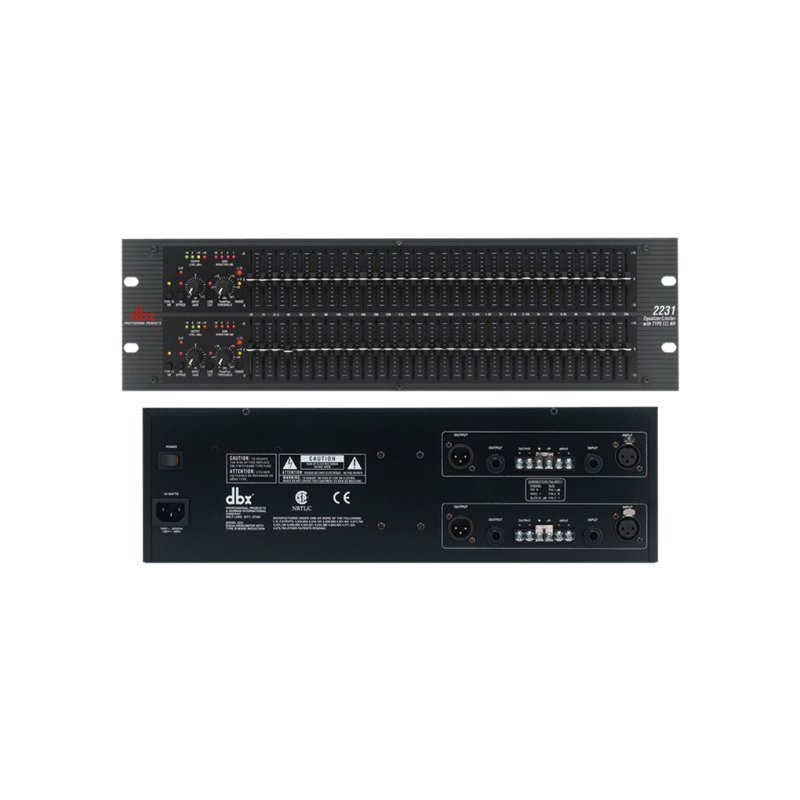 Taiwan version DBX1231S DBX2231S professional equalizer stage performance engineering version warranty for three years