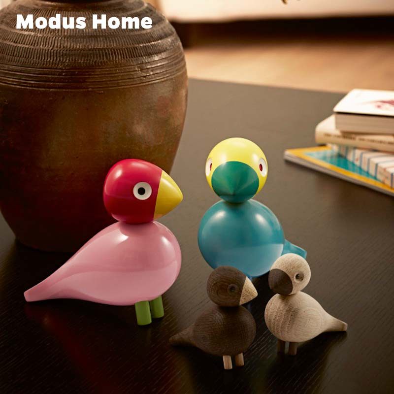 Spot Danish Kay Bojesen Denmark Thyme Bird Colorful Wooden Pendulum Toy