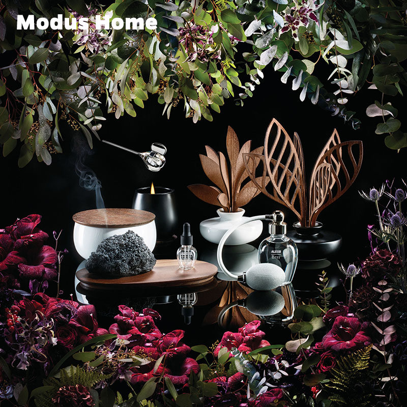 Spot Alessi The 5 Seasons 5 season indoor fire-free aroma fragrance spray candle holder