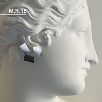 Spot Alessi Alisei Metal Earrings Earrings Elegance Contemporary Art Sense Design A Pair of MT12