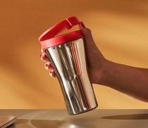 Spot Italian Alessi Caffa illy co-branded accompanying double-layer stainless steel thermal insulation coffee cup portable