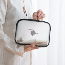 Wash triangle cosmetic bag bath pocket portable womens portable travel waterproof packaging bag for womens portable travel