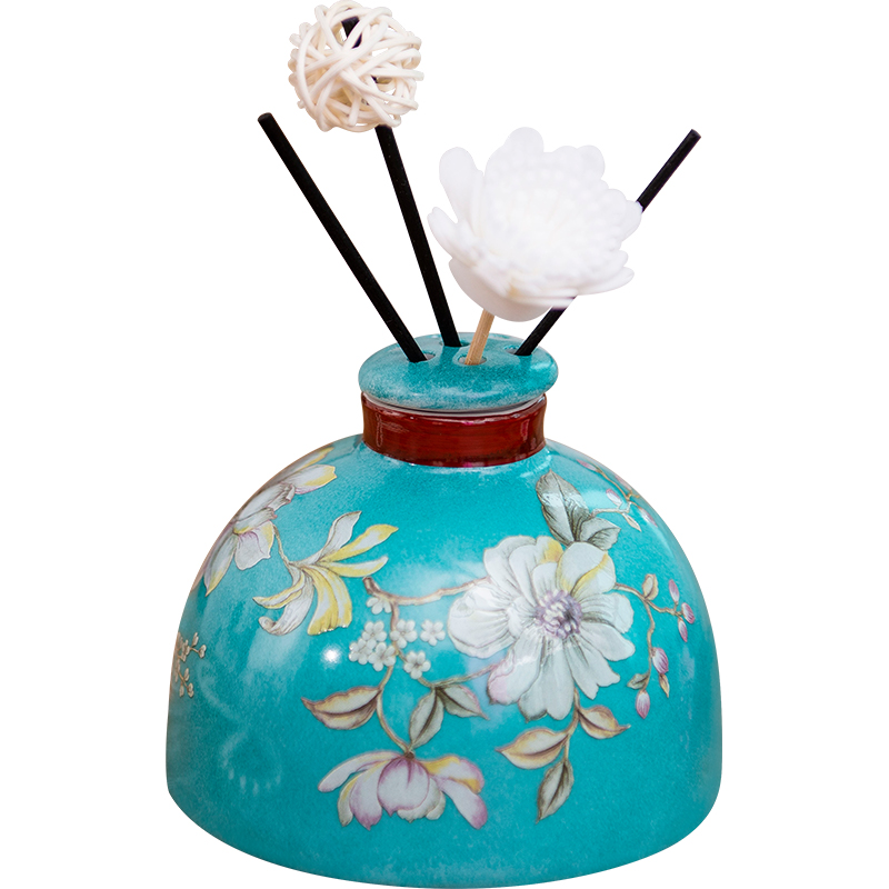 Ceramic aromatherapy furnishing articles without fire sweet atmosphere oil air freshener indoor room durable incense toilet deodorant