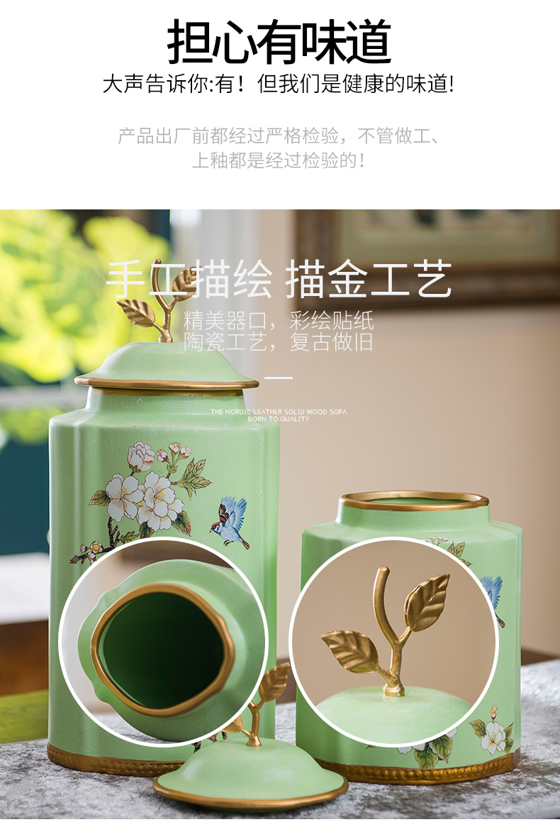 The Original European ceramic vase simulation flower flower, dried flower, flower implement American home sitting room adornment is placed in the New Year