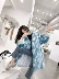 Áo khoác lông có thể tháo rời áo lông cừu hàn quốc Faux Fur