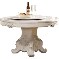 Мраморный круглый стол высотой 1,3 м [входит в комплект поставки]