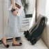 Giày đi mưa nữ thời trang Phiên bản Hàn Quốc Giày chống trượt dành cho người lớn ngắn 2018 mùa hè mới miệng nông cao su không thấm nước giày cao su