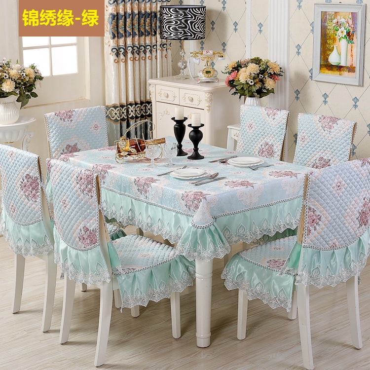Bàn vải bọc ghế đặt nhà dày Trung Quốc hình chữ nhật bàn cà phê vải bọc ghế hiện đại tối giản khăn trải bàn học caro