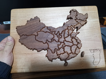 Black walnut Chinese puzzle wood puzzle Magnetic puzzle Living room modern decorative painting Mural hanging painting Artistic creativity