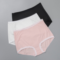 TIOR combed cotton spandex cotton mow small flat corner small lace high waist womens underwear DN28232