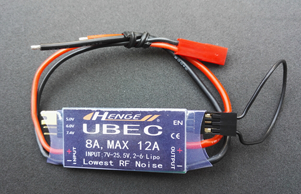 Hengji 8A High-Current External Ubec Step-Down Module 4A Bec for Model Aircraft 5V Receiver Power Supply 6A Lithium Battery 2-6S