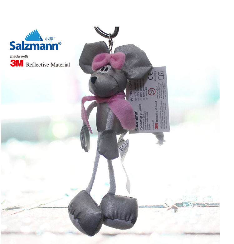 Christmas riding Germany imported 3M material reflective pendant children's safety elk doll night Xiaosa